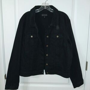 Women's Black Denim Jacket